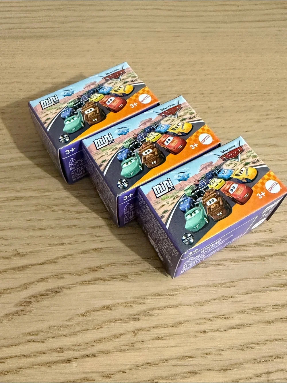 Mattel Cars Mini Surprise Pack - Purple and Orange Boxes